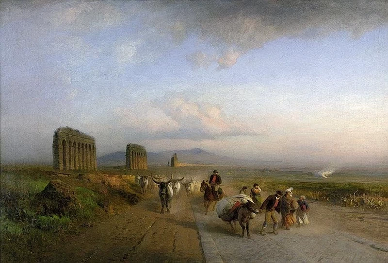 Contadini di ritorno in Campagna